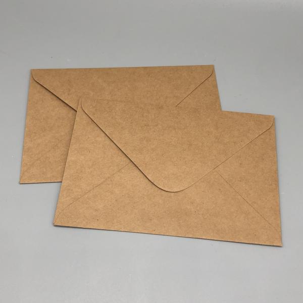 Umschlag C6 Papier Grußkarten kraft